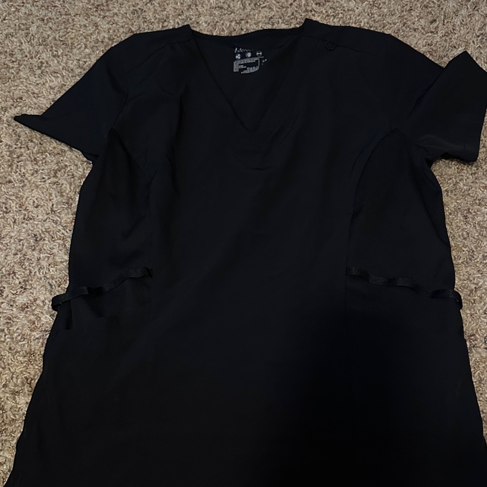 Hanes Black Women's Short Sleeve Top